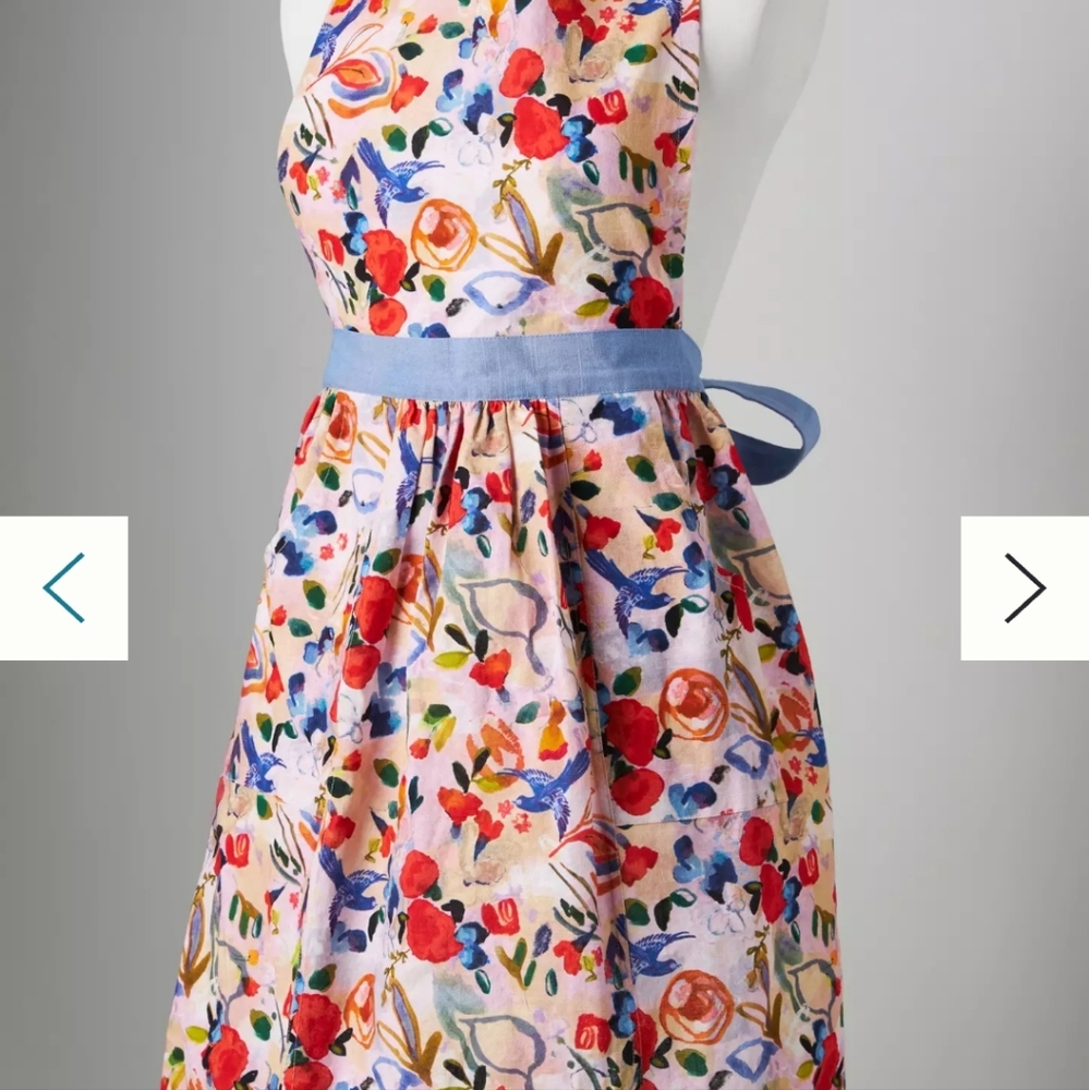 Anthropologie Luna Apron and towel set